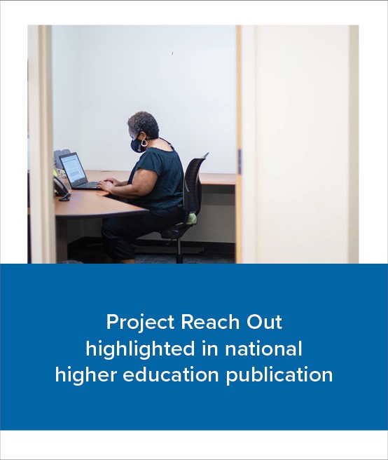 Project Reach Out highlighted in national higher education publication